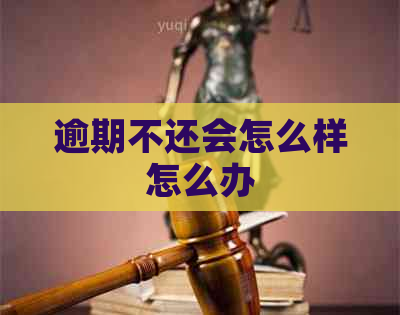 逾期不还会怎么样怎么办