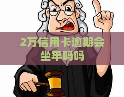 2万信用卡逾期会坐牢吗吗