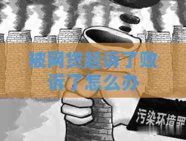 被网贷起诉了败诉了怎么办