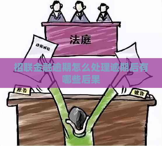 招联金融逾期怎么处理逾期后有哪些后果