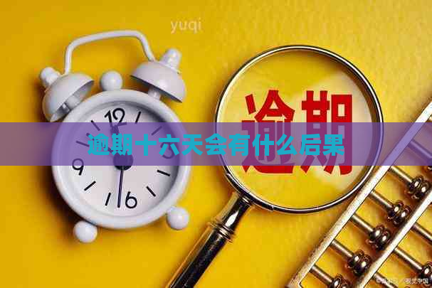 逾期十六天会有什么后果