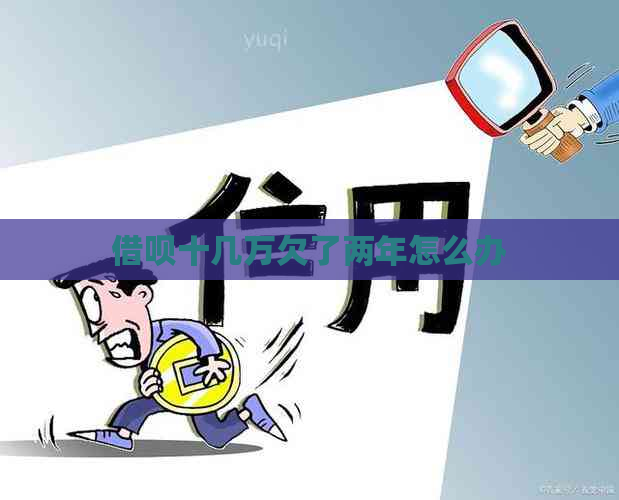 信用卡十几万欠了两年怎么办