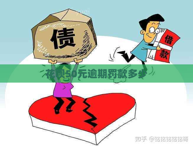 白条50元逾期罚款多少