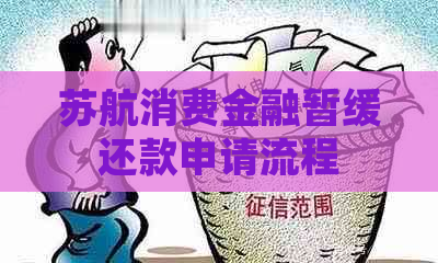苏航消费金融暂缓还款申请流程