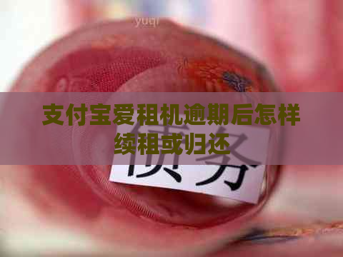 信用卡爱租机逾期后怎样续租或归还
