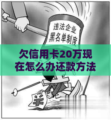欠信用卡20万现在怎么办还款方法有哪些