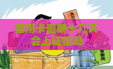 信用卡逾期十几天会上吗