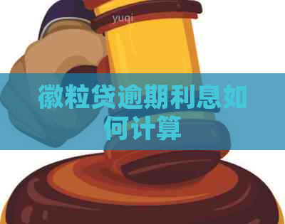 徽粒贷逾期利息如何计算