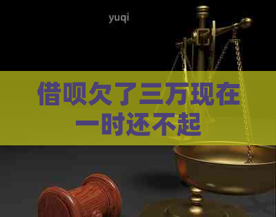 信用卡欠了三万现在一时还不起