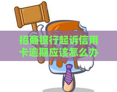 招商银行起诉信用卡逾期应该怎么办