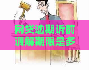 网贷逾期诉前调解期限是多久