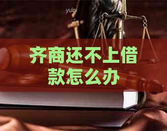 齐商还不上借款怎么办