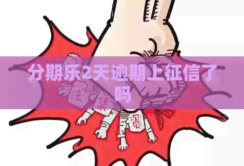2天逾期上了吗