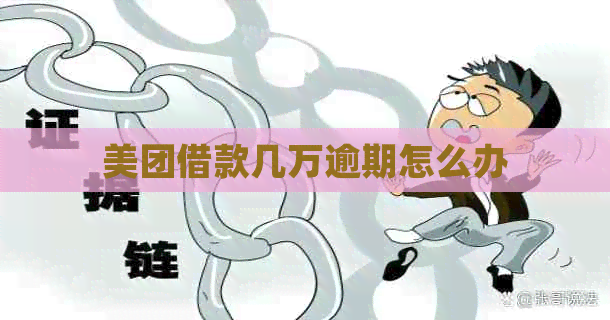 美团借款几万逾期怎么办