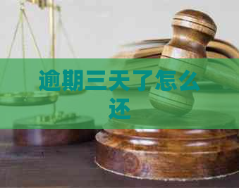 逾期三天了怎么还
