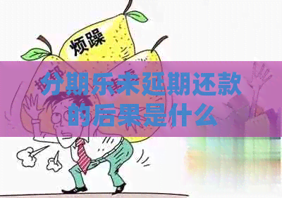 未延期还款的后果是什么