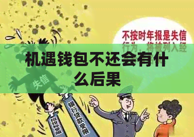 机遇钱包不还会有什么后果