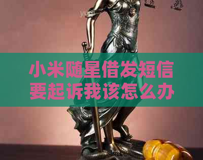 小米随星借发短信要起诉我该怎么办