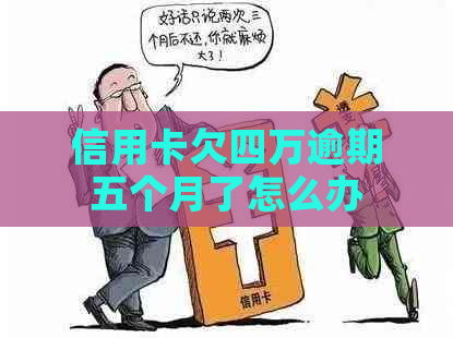 信用卡欠四万逾期五个月了怎么办