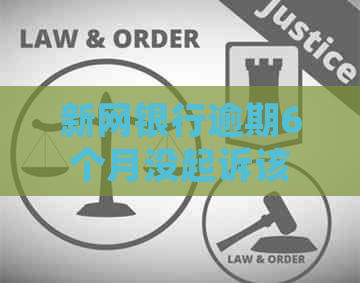 新网银行逾期6个月没起诉该怎么办