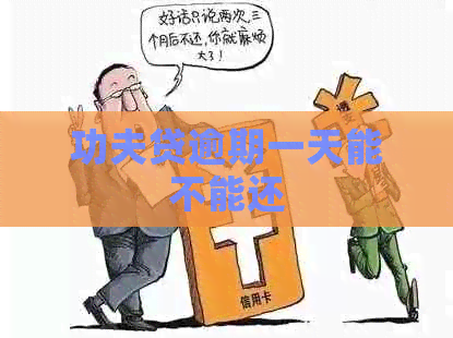 功夫贷逾期一天能不能还