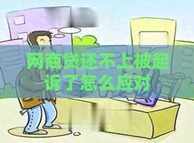 白条贷还不上被起诉了怎么应对