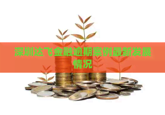 深圳达飞金融逾期案例最新发展情况