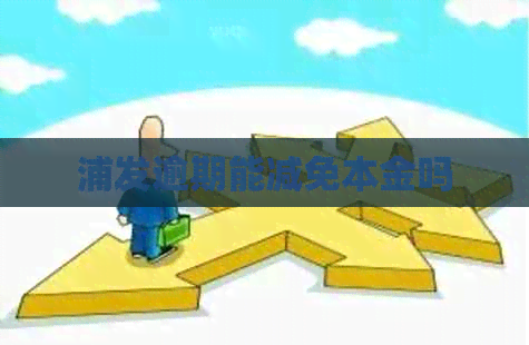 浦发逾期能减免本金吗