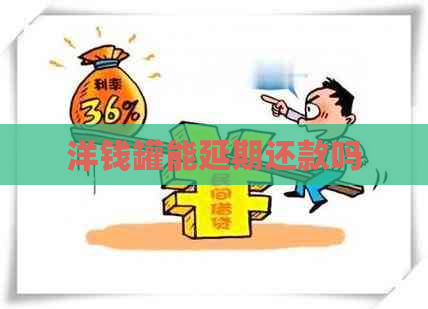 洋钱罐能延期还款吗