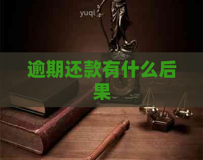 逾期还款有什么后果