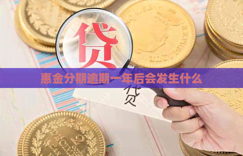 惠金分期逾期一年后会发生什么