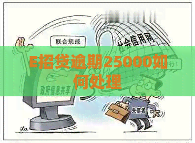 E招贷逾期25000如何处理