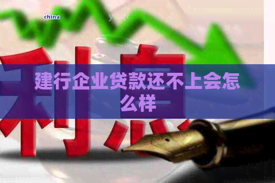 建行企业贷款还不上会怎么样