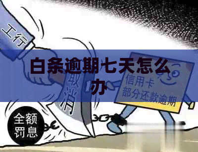 白条逾期七天怎么办