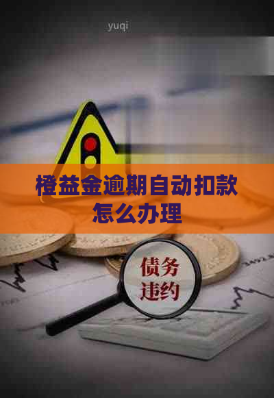橙益金逾期自动扣款怎么办理