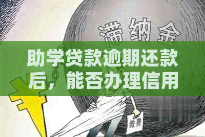 助学贷款逾期还款后，能否办理信用卡？