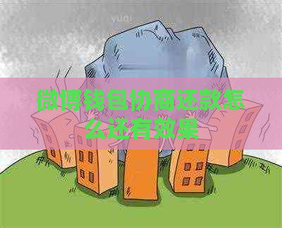 微博钱包协商还款怎么还有效果