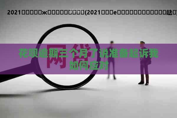 白条逾期三个月了说准备起诉我如何应对