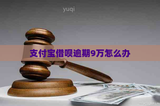 信用卡信用卡逾期9万怎么办
