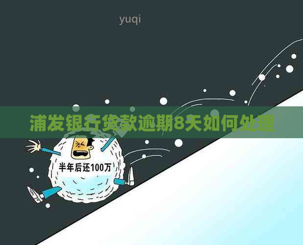 浦发银行贷款逾期8天如何处理