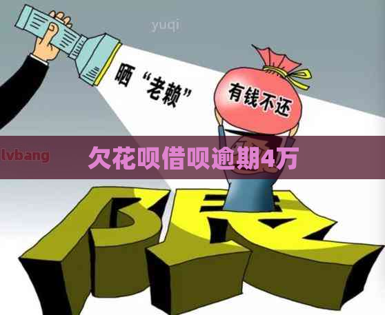 欠花呗借呗逾期4万