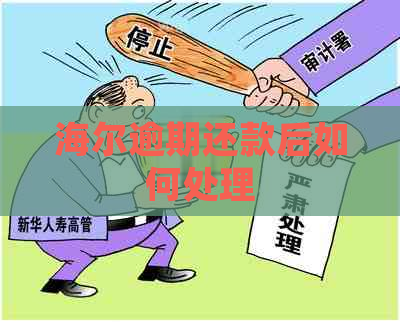 海尔逾期还款后如何处理