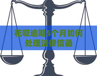 白条逾期5个月如何处理法律信函