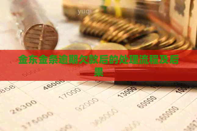 金东金条逾期欠款后的处理流程及后果