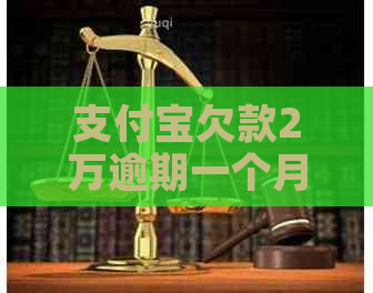 信用卡欠款2万逾期一个月怎么办