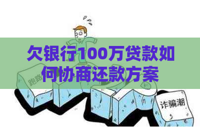 欠银行100万贷款如何协商还款方案