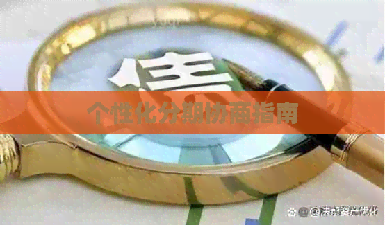 个性化分期协商指南
