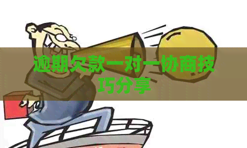 逾期欠款一对一协商技巧分享