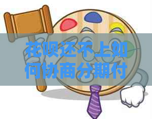 白条还不上如何协商分期付款