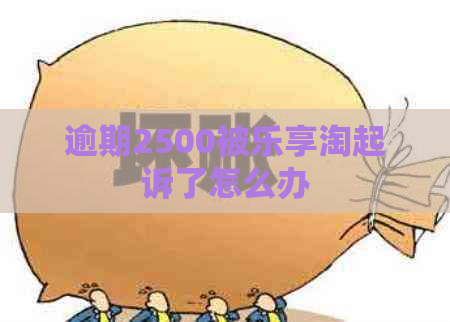 逾期2500被乐享淘起诉了怎么办